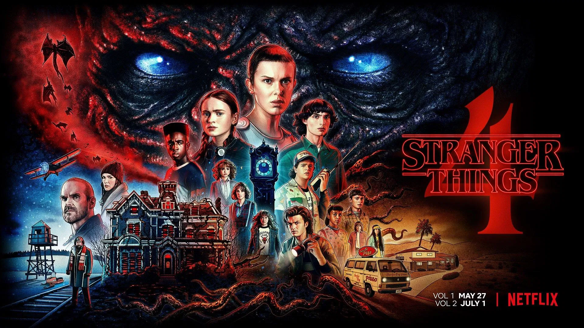 Stranger Things mùa 4 chính thức khép lại (Ảnh: Internet)