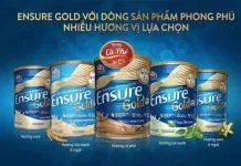 Các loại hương vị của sữa Ensure Gold (Nguồn: Internet)