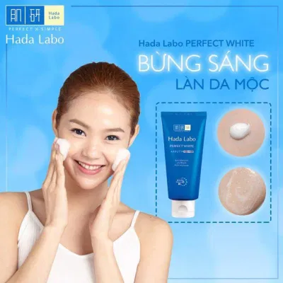 Sữa rửa mặt Hada Labo Perfect White Cleanser (Nguồn: Internet)