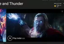 Điểm IMDB của Thor 4 (Nguồn: Internet)