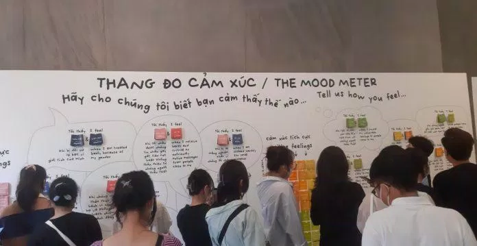 Các sắc độ của màu sắc thể hiện các mức độ của cảm xúc
