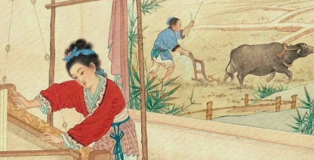 Ngưu Lang và Chức Nữ kết duyên vợ chồng (Nguồn: Internet) Ngưu Lang và Chức Nữ kết duyên vợ chồng (Nguồn: Internet)