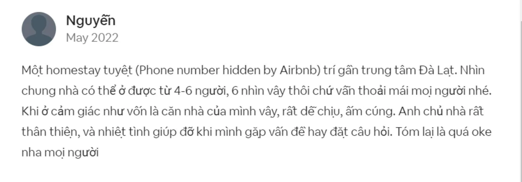 Đánh giá trên Airbnb (Nguồn: Airbnb) Đánh giá trên Airbnb (Nguồn: Airbnb)