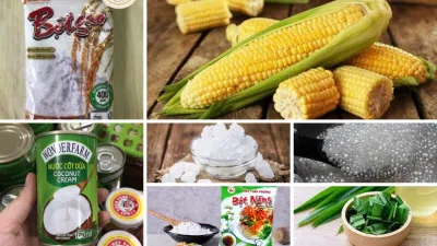 Nguyên liệu làm chè ngô