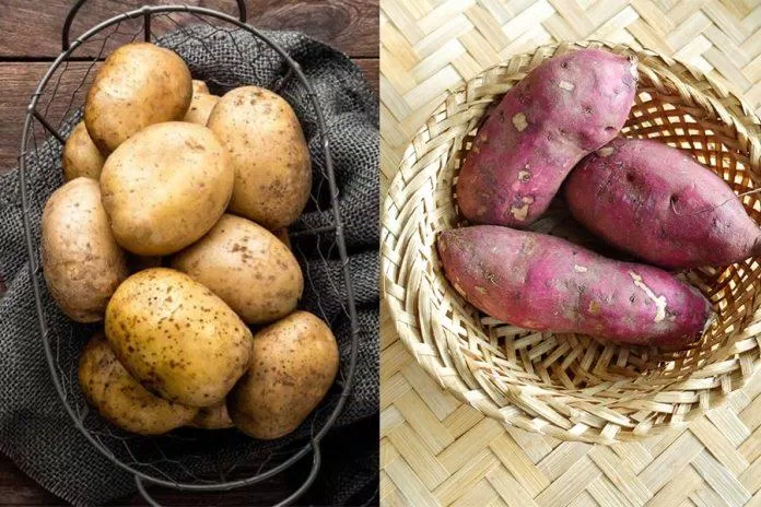 Khoai tây và khoai lang chứa nhiều kali không tốt cho thận (Nguồn: Internet)