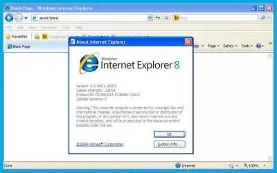 Phiên bản IE 8 được cải thiện về tính bảo mật cho người dùng (Ảnh: Internet) Phiên bản IE 8 được cải thiện về tính bảo mật cho người dùng (Ảnh: Internet)