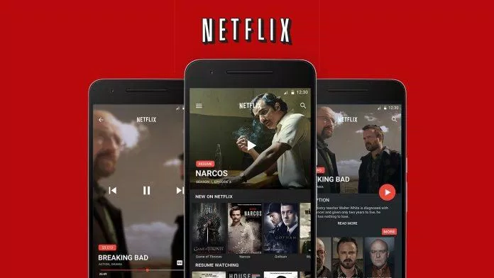 Ứng dụng Netflix trên điện thoại Android (Ảnh: Internet).