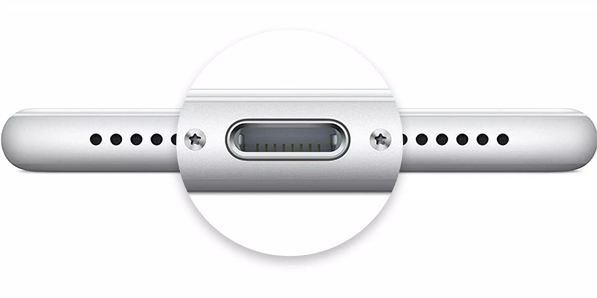 iPhone hiện nay chỉ sử dụng cổng sạc Lightning (Ảnh: Internet).