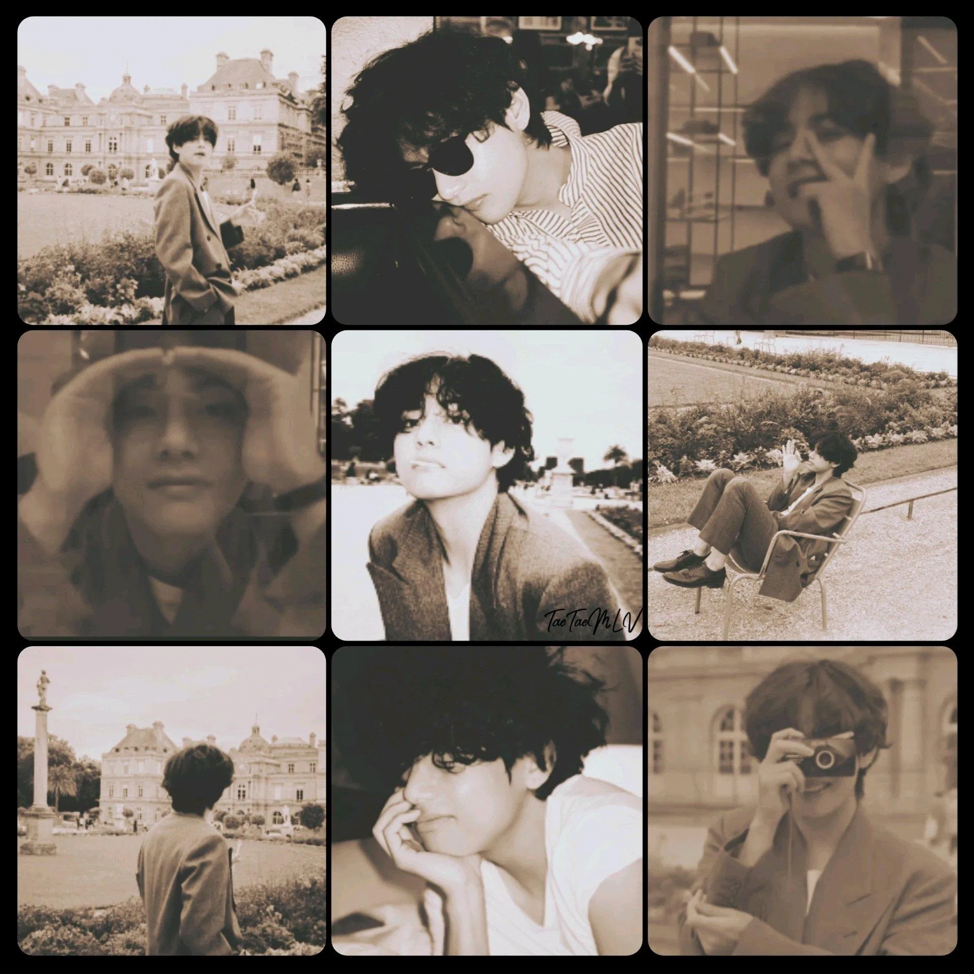 Kim Taehyung trong vlog ngắn đẹp vô cùng (Ảnh: Internet)