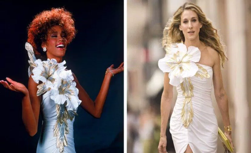 Whitney Houston và Sarah Jessica Parker (Ảnh: Internet)