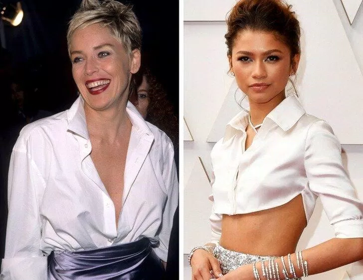 Sharon Stone và Zendaya (Ảnh: Internet)