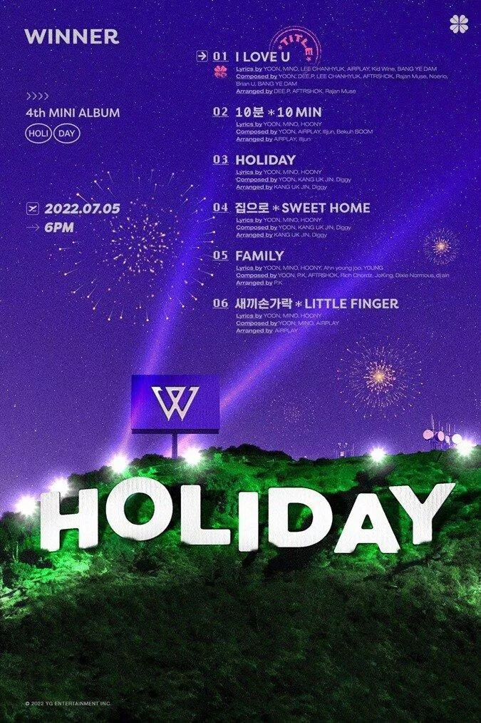 Sau hơn 2 năm vắng bóng, WINNER trở lại với Holiday cực đỉnh, thành tích nối tiếp thành tích! Holiday I LOVE U idol KPOP KPOP thành tích trở lại Winner YG