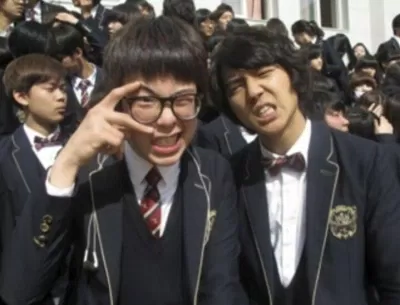 PO và Mino lúc còn học Hanlim