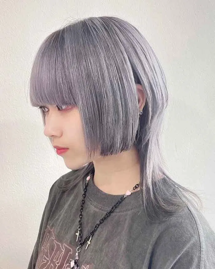 Wolf Cut cho các bạn tóc thẳng (Nguồn ảnh: Internet).