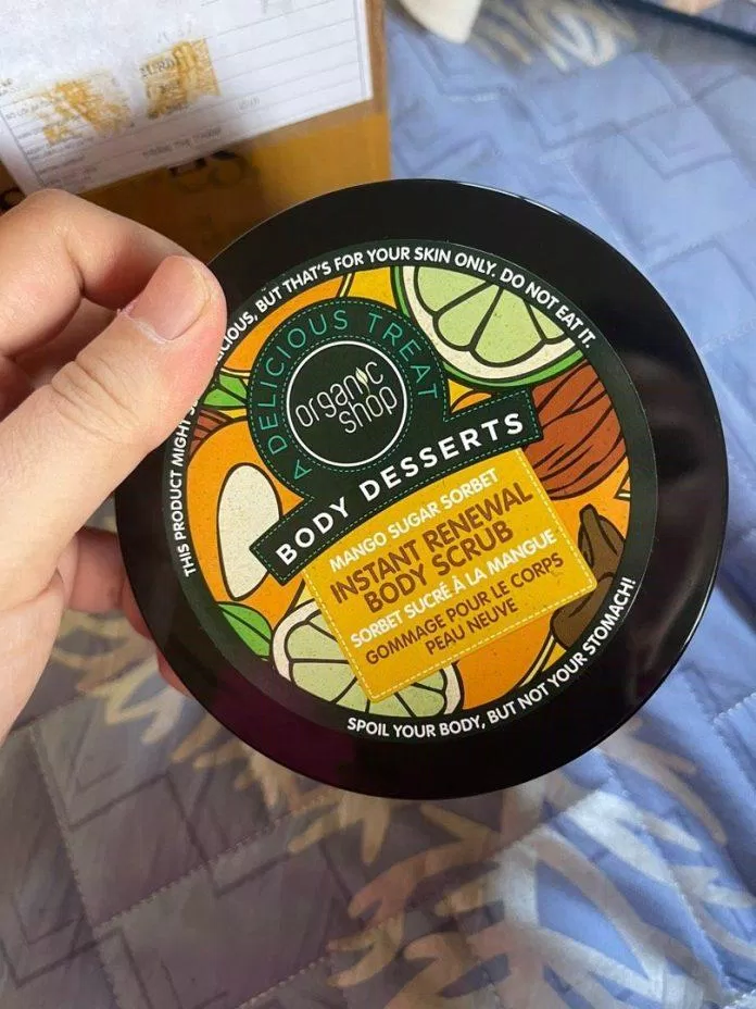 Organic Shop Mango Sugar Sorbet Instant Renewal Body Scrub (Nguồn: Internet) Organic Shop Mango Sugar Sorbet Instant Renewal Body Scrub (Nguồn: Internet)
