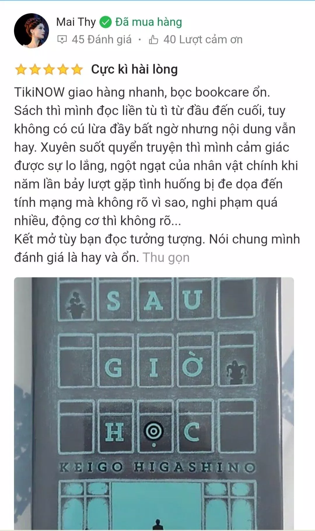 Nhận xét của độc giả trên Tiki Trading (Ảnh: BlogAnChoi).