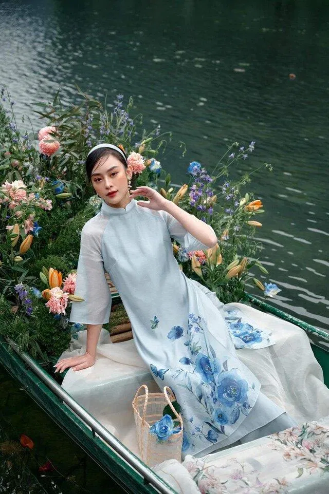 Một thiết kế khác với màu xanh lam hòa vào thiên nhiên. Nguồn: internet