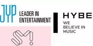 3 công ty giải trí JYP,SM, Hybe Labels