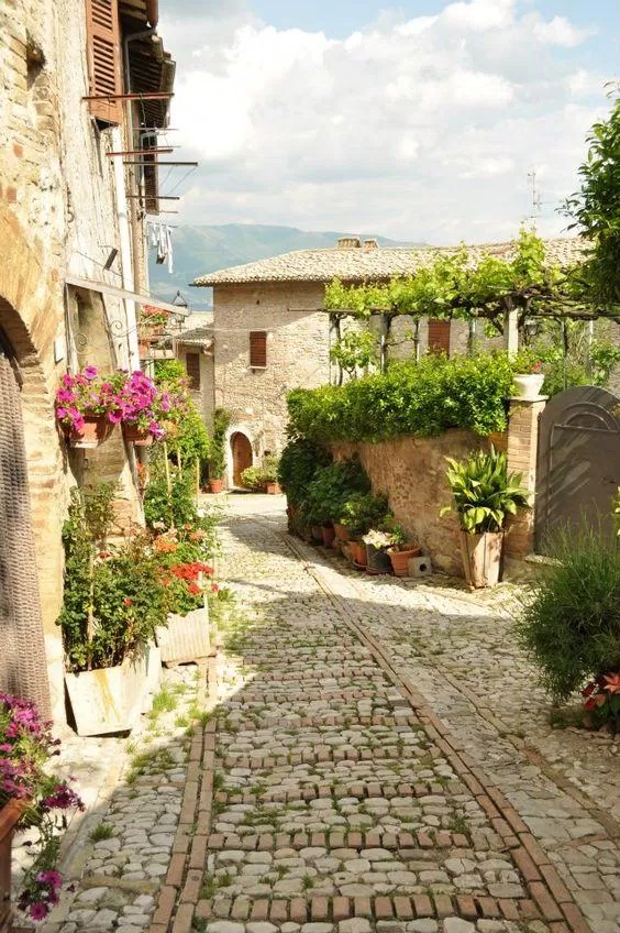 Montefalco - thị trấn nhỏ yên bình, là nơi sản xuất rượu vang đỏ nổi tiếng Sagrantino. (Nguồn ảnh: Internet)