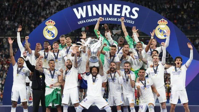 Real Madrid vô địch Champions League 2021/22 (Ảnh: Internet) Top 10 đội bóng vô địch Champions League nhiều nhất trong lịch sử - BlogAnChoi