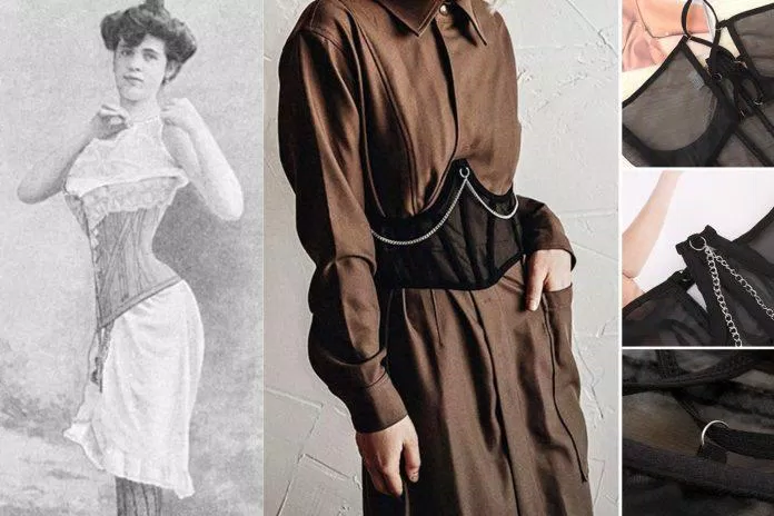 Áo corsets là một biểu tượng thời trang của người phụ nữ xưa và nối dài đến tận thời nay. Nguồn: internet