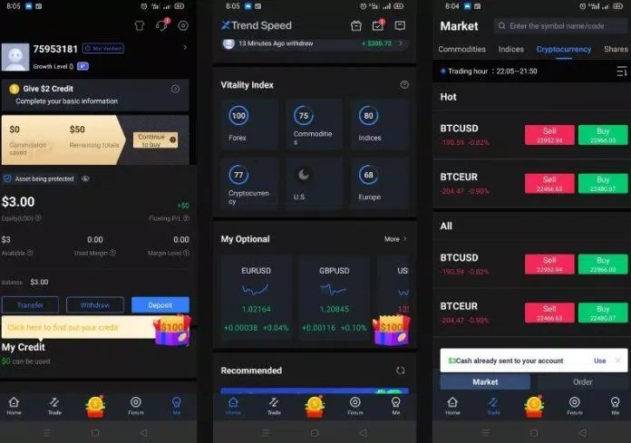 Ứng dụng tiền điện tử WeBull trên điện thoại (Ảnh: Internet) Ứng dụng tiền điện tử WeBull trên điện thoại (Ảnh: Internet)
