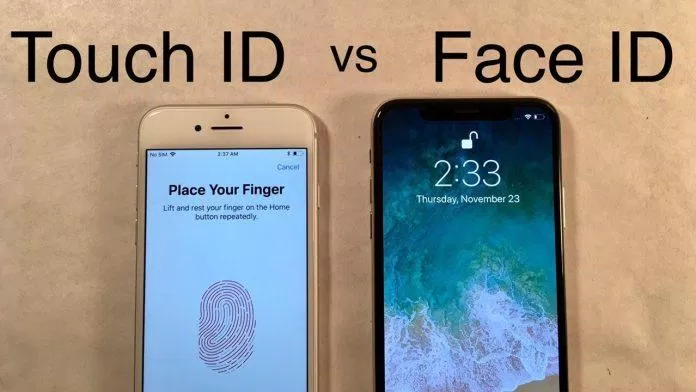 Nhận diện bằng vân tay Touch ID dễ sử dụng hơn nhận diện bằng khuôn mặt Face ID (Ảnh: Internet)