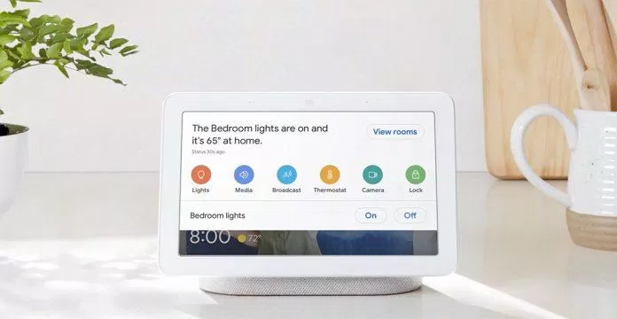 Màn hình thông minh Nest Hub của Google giúp điều khiển các thiết bị smarthome (Ảnh: Internet)