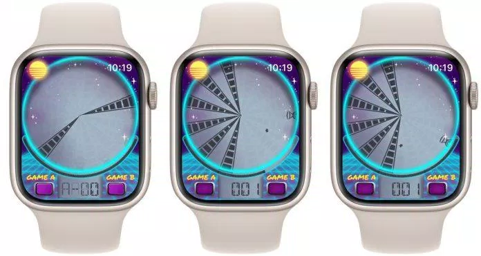 Game Star Duster trên đồng hồ thông minh Apple Watch (Ảnh: Internet).