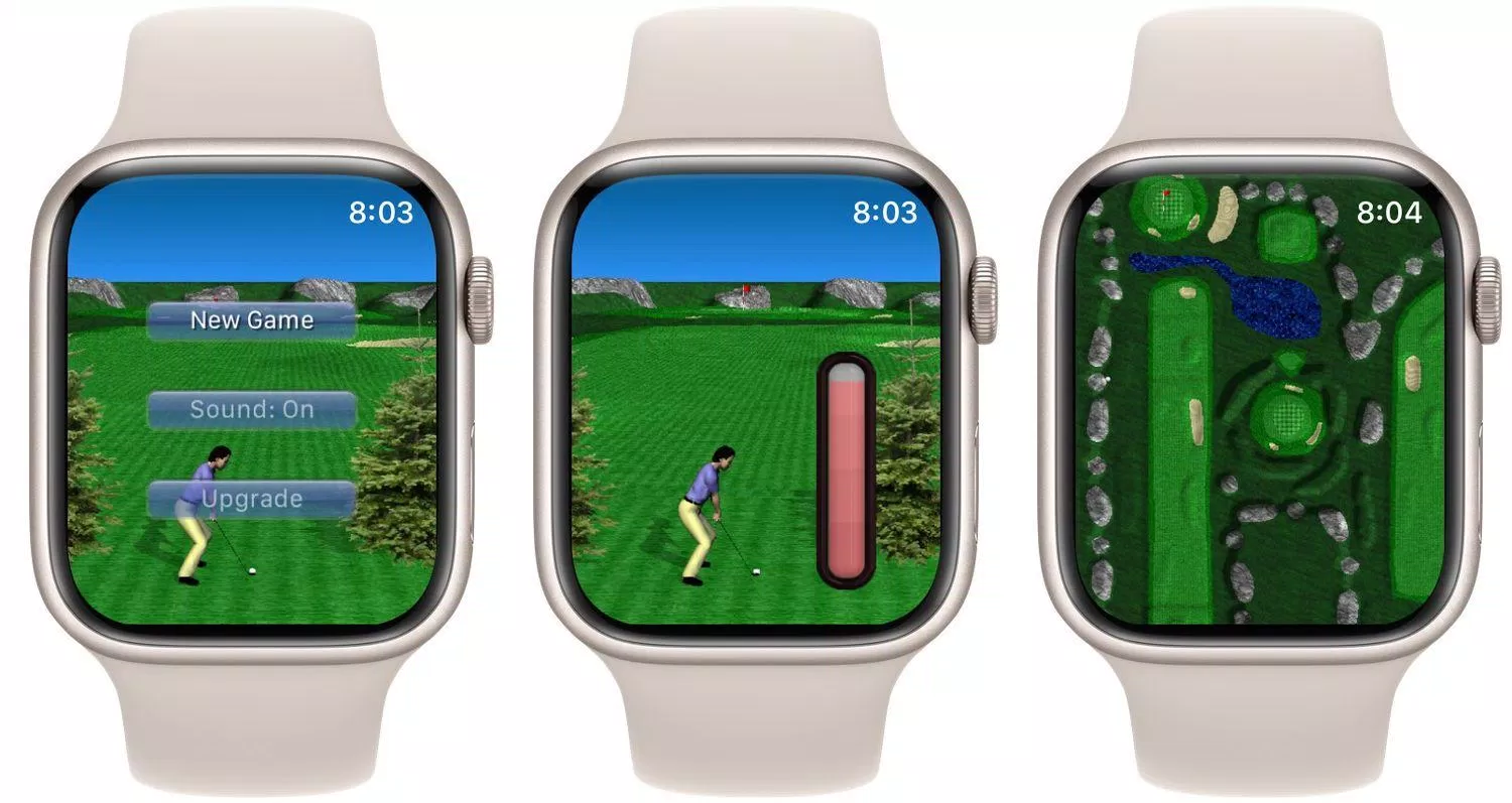 Game Par 72 Golf Watch trên đồng hồ thông minh Apple Watch (Ảnh: Internet). Game Par 72 Golf Watch trên đồng hồ thông minh Apple Watch (Ảnh: Internet).