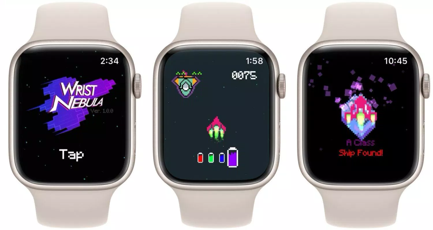 Game Wrist Nebula trên đồng hồ thông minh Apple Watch (Ảnh: Internet). Game Wrist Nebula trên đồng hồ thông minh Apple Watch (Ảnh: Internet).