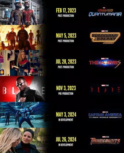 Captain America: New World Order và những dự án khác trong MCU sẽ được lên sóng trong vòng 2 năm tới (Nguồn: Internet)
