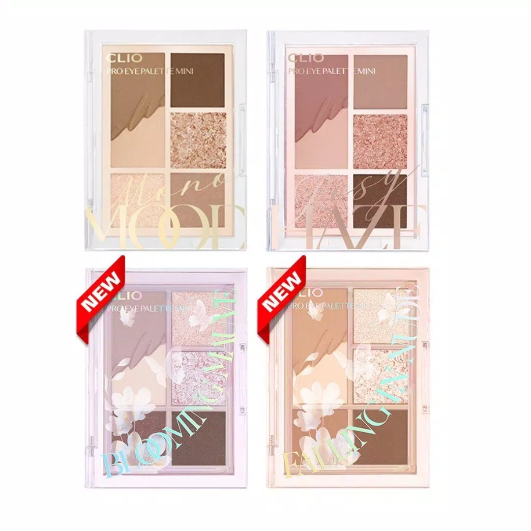 Bảng Phấn Mắt Clio Pro Eye Palette Mini có bảng màu là những gam màu trung tính, có thể hợp mọi tông da (Ảnh: internet)