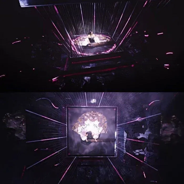 Đàn tranh 6 giây Geomungo được Jisoo thể hiện điêu luyện trong M/V Pink Venom (Ảnh: Internet) Đàn tranh 6 giây Geomungo được Jisoo thể hiện điêu luyện trong M/V Pink Venom (Ảnh: Internet)