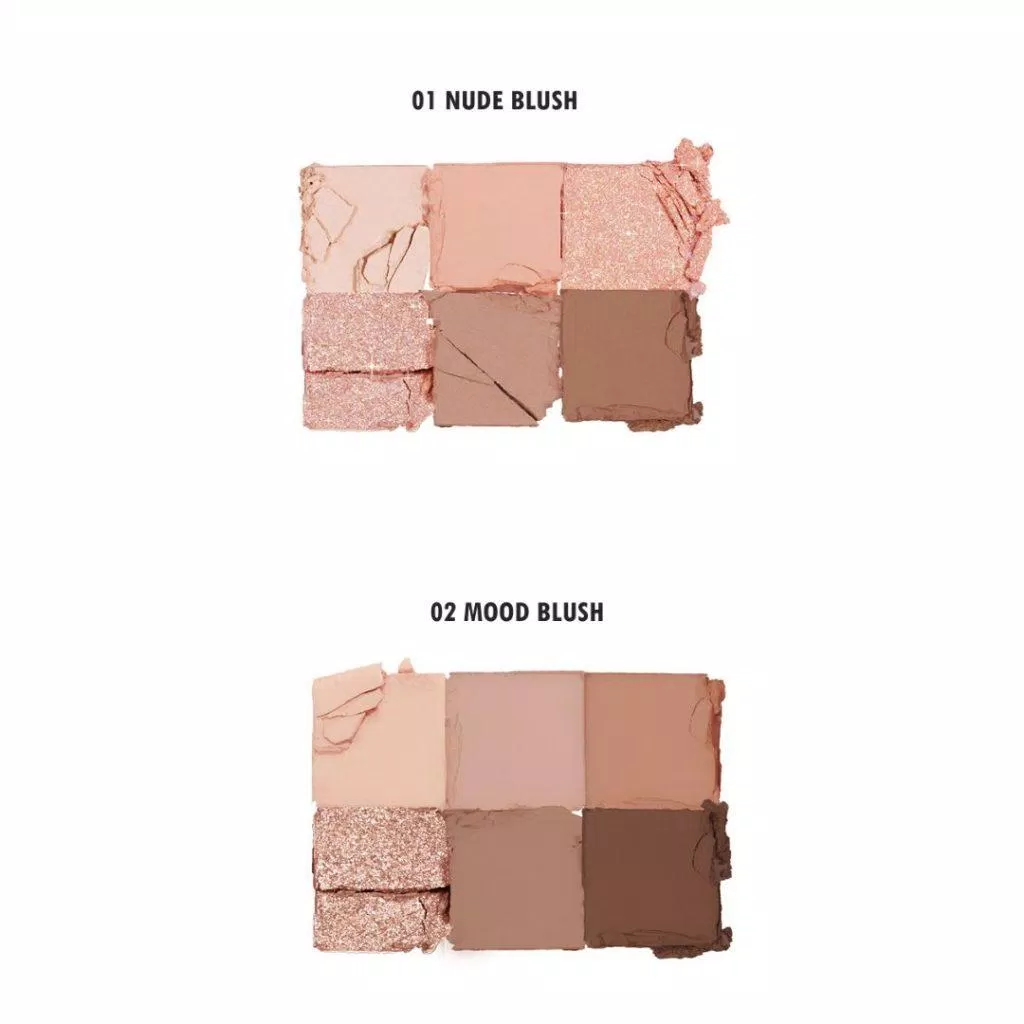 Bảng màu của Bảng Phấn Mắt Bbia Ready to Wear Palette (Ảnh: BlogAnChoi)