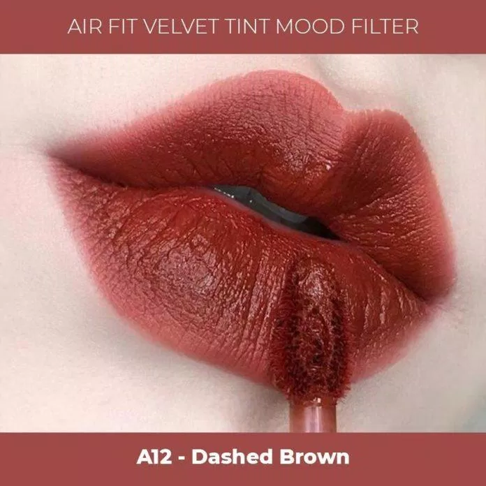 Black Rouge Air Fit Velvet Mood Filter Ver 2 - màu A12 Dashed Brown (Ảnh: Internet).