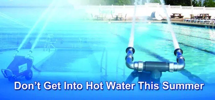 Hồ nước quá nóng có thể gây nguy hiểm khi bơi (Ảnh: Internet)