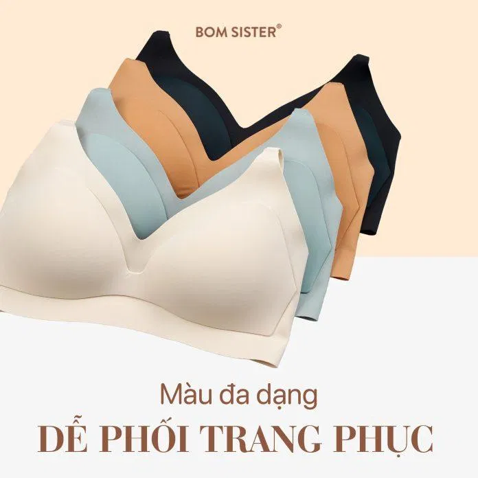Bom Sister là một hãng đồ nội y các khung đồng giá cho từng dòng sản phẩm. Nguồn: internet