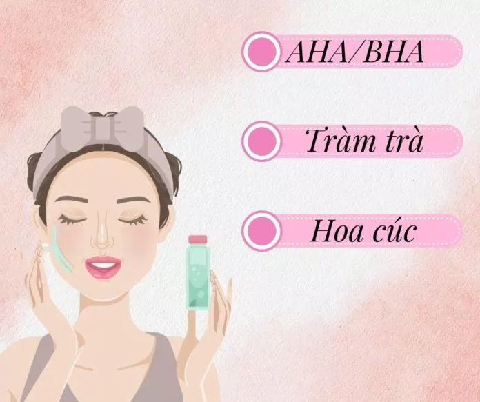 Các thành phần thích hợp trong sữa rửa mặt tuổi dậy thì gồm có: nhóm tẩy tế bào chết, dưỡng ẩm và làm dịu da (nguồn: BlogAnChoi)