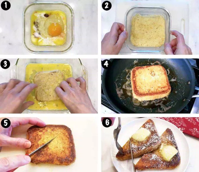 Làm French toast chỉ với các bước đơn giản