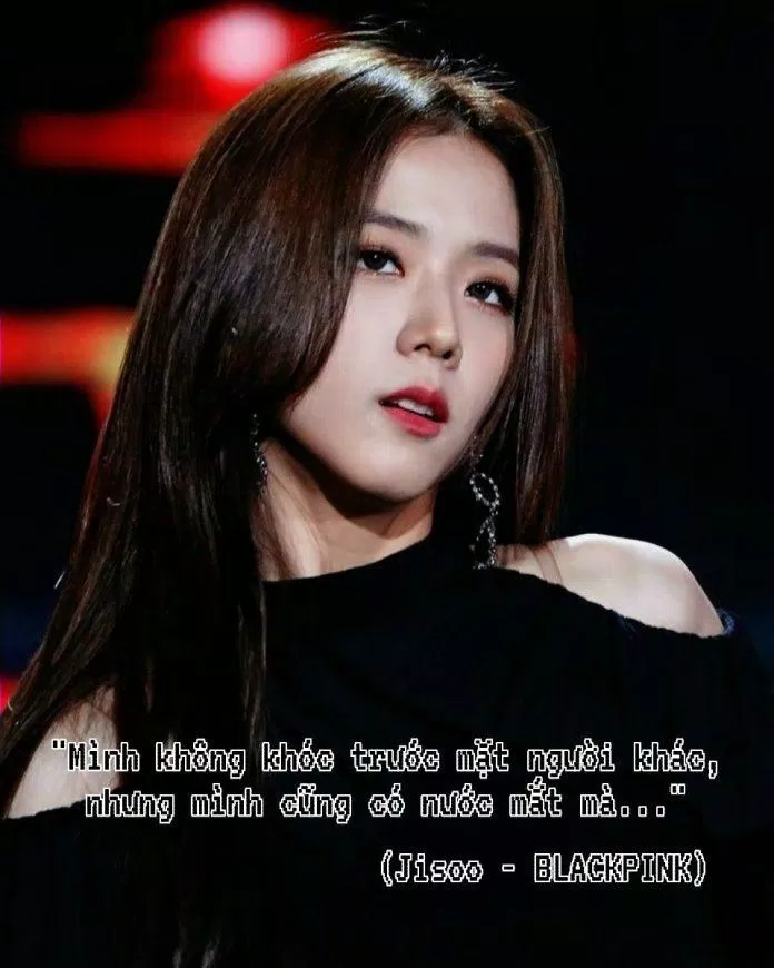 Những lời đẹp đẽ từ BLACKPINK Jisoo.  (Hình: Internet)
