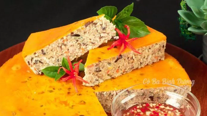 Thành phẩm chả trứng hấp