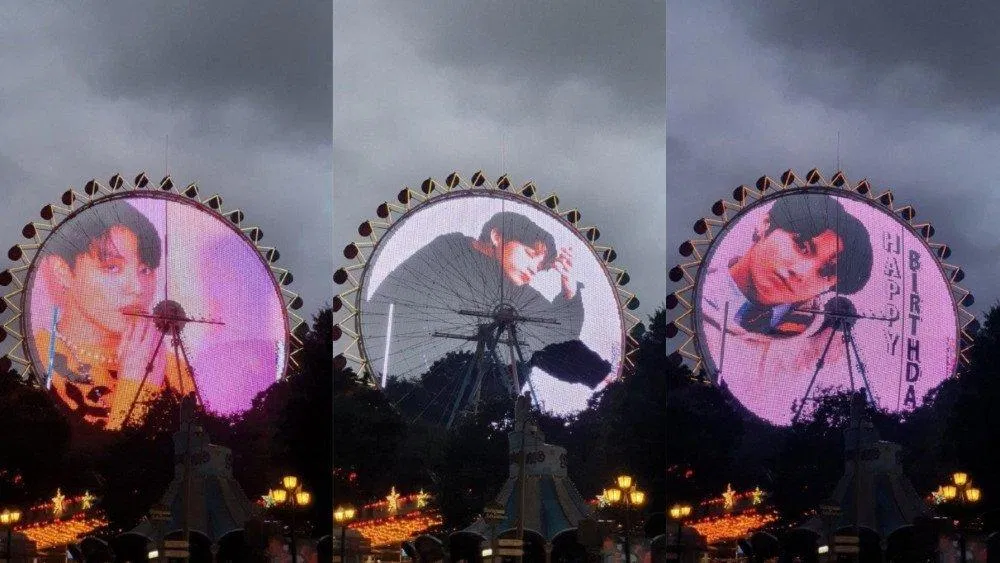 Sinh nhật Jungkook 2020: Màn trình diễn bánh xe đu quay Everland (Ảnh: Internet)