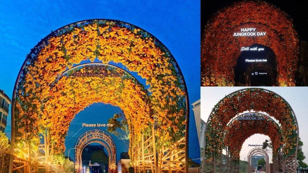 Sinh nhật Jungkook 2021: Con đường hoa Tiger Lily (Ảnh: Internet)