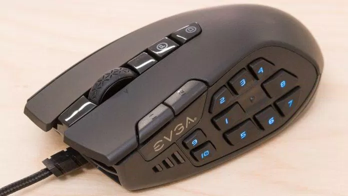 Chuột chơi game MMO EVGA X15 (Ảnh: Internet) Chuột chơi game MMO EVGA X15 (Ảnh: Internet)