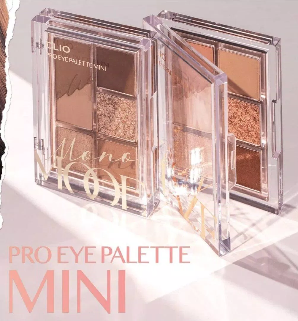 Với thiết kế ô phấn đặc biệt, Bảng Phấn Mắt Clio Pro Eye Palette Mini giúp những bạn mới tập make dễ dàng kết hợp màu sắc (Ảnh: internet)