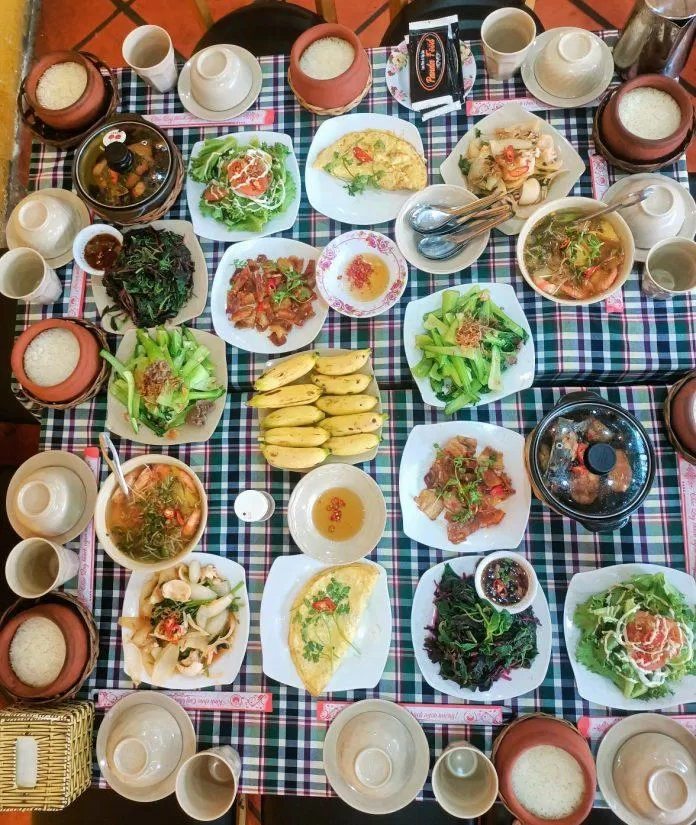 Các món ăn tại Panda Food rất đa dạng.