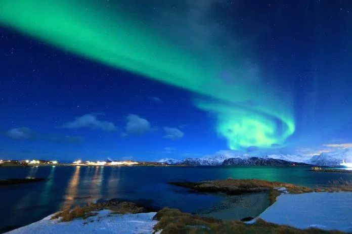 Cực quang siêu đẹp ở vùng cực Bắc (Nguồn: Internet)