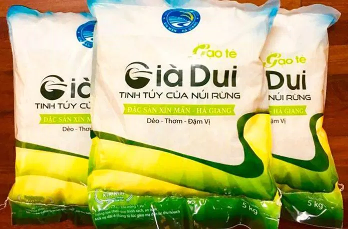 Gạo Già Dui Xín Mần nổi tiếng tịa Hà Giang (Nguồn: Internet)