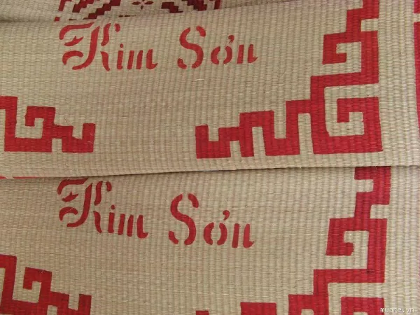 Chiếu cói Kim Sơn - đồ thủ công nổi tiếng tại Ninh Bình. (Nguồn ảnh: Internet)